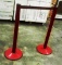 LOT OF 2 BELTRAC CROWD CONTROL STANCHIONS