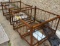 LOT OF 2 METAL GAYLORD / FORKLIFT CAGES