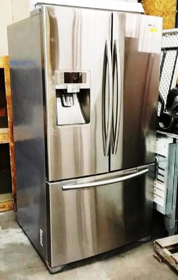 SAMSUNG FRENCH DOOR REFRIGERATOR FOR PARTS OR REPAIR