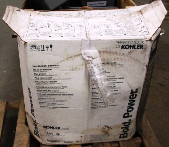 KOHLER K-11499-96 2 PIECE ELONGATED TOILET - BISCUIT