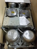 PALLET OF 46 NEW ROYAL PACIFIC LIGHTING RECESSED FIXTURES/HARDWARE