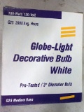 LOT OF APPROX. 450 NEW GLOBE-LIGHT 100W BULBS