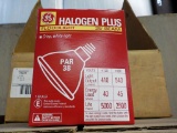 LOT OF 56 NEW GE HALOGEN PLUS FLOODLIGHT BULBS / LAMPS