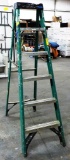 WERNER GREEN 6FT FIBERGLASS LADDERS