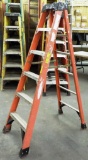 WERNER ORANGE 6FT FIBERGLASS LADDER