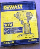 NEW, IN THE BOX: DEWALT DC820B 1/2-Inch 18-Volt CORDLESS IMPACT WRENCH