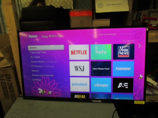 TCL 50" FLATSCREEN TV -