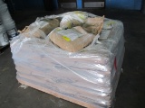PALLET OF 45 BAGS OF HELIX CARVEABLE LIMESTONE OVERLAY WHITE BASE