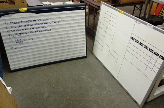 2 QUARTET WHITEBOARDS