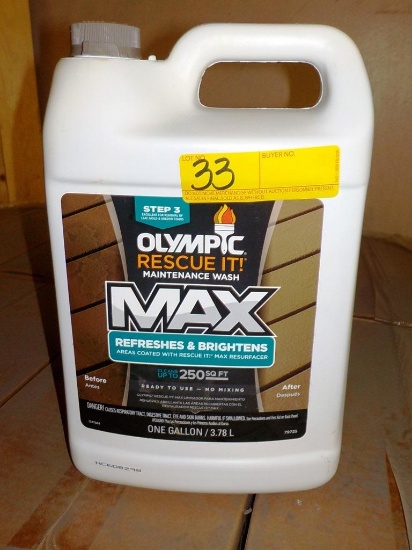 30 BOXES OF OLYMPIC RESCUE IT! MAINTENANCE WASH - 4 GALLONS EACH