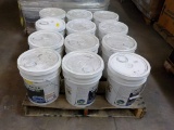 PALLET OF 12 BUCKETS OF DRYCRETE MOISTURE STOP PLUS