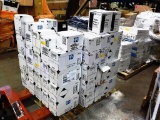PALLET OF PPG MIXED PAINT AND SUPPLIES
