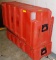 LARGE RED ROLLING FOAM LINED EQUIPMENT CASE