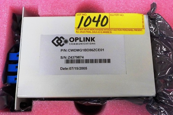 8 x OPLINK CWDMG UNITS IN BOXES