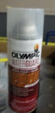 35 CANS OF OLYMPIC WATERGUARD WOOD STAIN AND SEALER