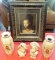 LOT OF VICTORIAN STYLE DÉCOR PIECES