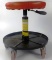 ADJUSTABLE HEIGHT PNEUMATIC ROLLING SHOP SEAT