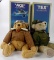 LOT OF 2 TEXACO COLLECTOR BEARS IN ORIGINAL BOXES