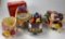 LOT OF M&Ms CERAMIC CANDY JARS / DISHES