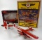 2 WINGS OF TEXACO BY ERTL COLLECTIBLES DIE-CAST METAL COIN BANKS