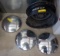 LOT OF 3 HUBCAPS AND 1 WHEEL RIM