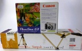 CANON POWERSHOT G3 CAMERA WITH TRIPOD