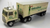 NYLINT PRESSED STEEL GREEN GIANT CAB AND TRAILER