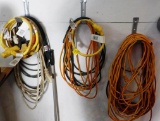 LOT OF 12 ELECTRICAL EXTENSION CORDS & EXPANDERS