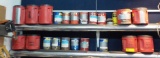 LOT OF 22 COFFEE CANS OF HARDWARE