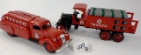 2 ERTL COLLECTIBLES TEXACO DIE CAST METAL BANKS IN ORIGINAL BOXES