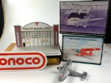 LOT OF 2 CONOCO AVIATION AIRPLANES AND AIRPORT