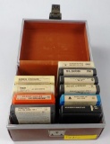 SAVOY 8-TRACK TAPE CASE & TAPES AND CASSETTE TAPES