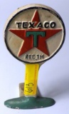 CAST IRON TEXACO DOOR STOP