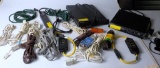 LOT OF ELECTRICAL CORDS, OUTLET EXPANDERS AND SURGE SUPPRESSORS