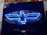 THUNDERBIRD NEON LIGHT AND METAL VEHICLE EMBLEM