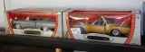 LOT OF 2 YAT MING ROAD SIGNATURE COLLECTION METAL DIE-CAST CARS
