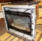USED GAS FIREPLACE INSERT WITH GUARD AND LOGS