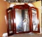 NEW WOOD FRAMED FOLDING 3-SECTION MIRROR