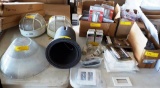 LOT OF ELECTRICAL HARDWARE AND FIXTURES