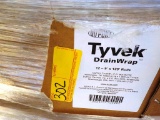 1 BOX OF 12 NEW ROLLS DUPONT TYVEK DRAIN WRAP