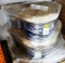 PALLET OF 6 WOOD SPOOLS INDUSTRIAL CABLE - 2500FT PER SPOOL