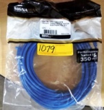 LOT OF 182 NEW CAT 5 25FT PATCH CORDS - BLUE