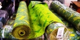 PALLET OF APPROX. 27 ROLLS OF UPHOLSTERY FABRIC - RADIANT KIWI