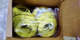 PALLET OF APPROX. 99 NEW YELLOW 100FT C6 CMR NETWORK CABLES