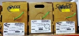 LOT OF 13 BOXES OF CAT 5e CABLE