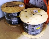 2 WOOD SPOOLS NEW FREEMYER INDUSTRIAL CABLE