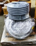 PALLET OF MISC. CABLE AND CONDUIT - 2 ROLLS 18AWG & REDUCED WALL ALUMINUM CONDUIT