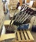 LOT OF 6 NEW RUGG LITE WATE SNOW SHOVELS / DUST PANS