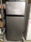 WHIRLPOOL SILVER AND BLACK REFRIGERATOR / FREEZER