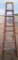 LOUISVILLE RED 8FT FIBERGLASS LADDER